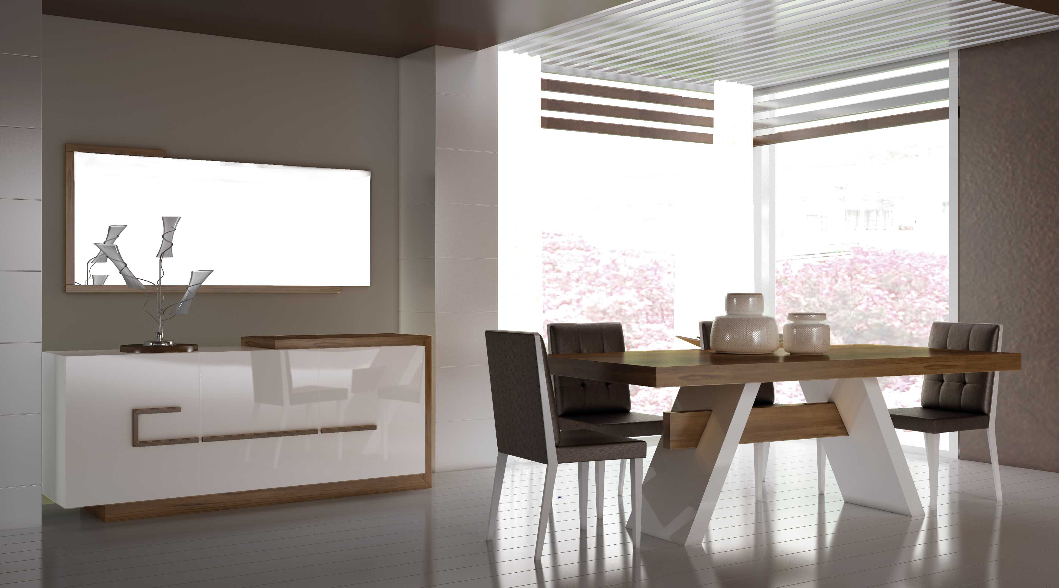 Salle a manger noir et blanc conforama: salle manger complete ...