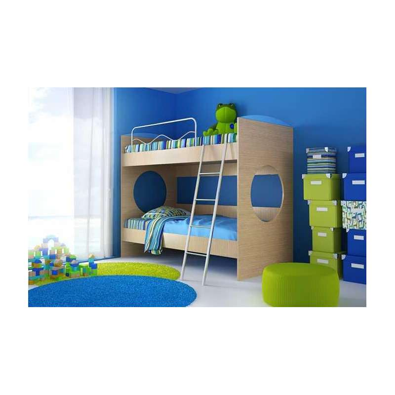 Circle|bunk bed|woodyline